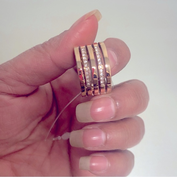 NWOT TOMMY HILFIGER CIGAR RING IN ROSE GOLD - SIZE 9 - Picture 4 of 6